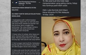 Pensyarah dakwa Ketua Wanita Putra ‘curi’ tulisannya