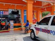 KK Mart Bidor dilempar molotov cocktail