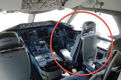 Boeing arah tempat duduk juruterbang pesawat 787 diperiksa