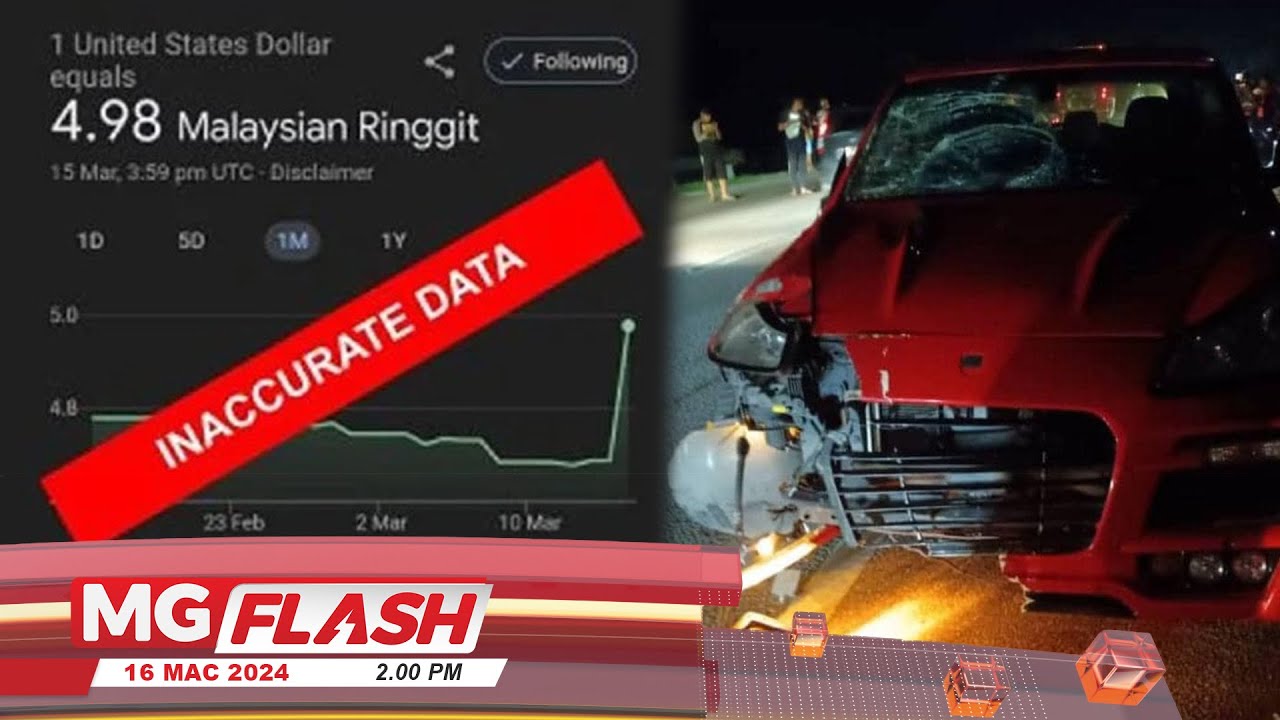 RM Tidak Menjunam Seperti Yang Didakwa Google. Gajah Cedera Dirempuh Porsche Cayenne #MGFlash