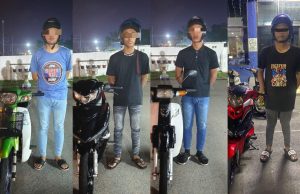Polis Pulau Pinang tahan empat mat rempit
