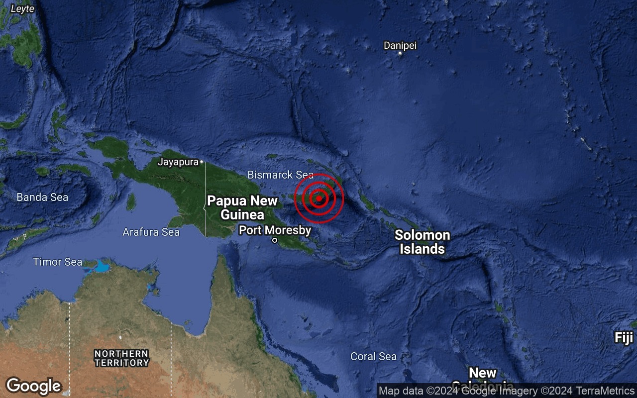 Gempa bumi kuat melanda Papua New Guinea