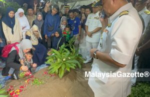 Jenazah Komander Muhammad Firdaus selamat dikebumikan