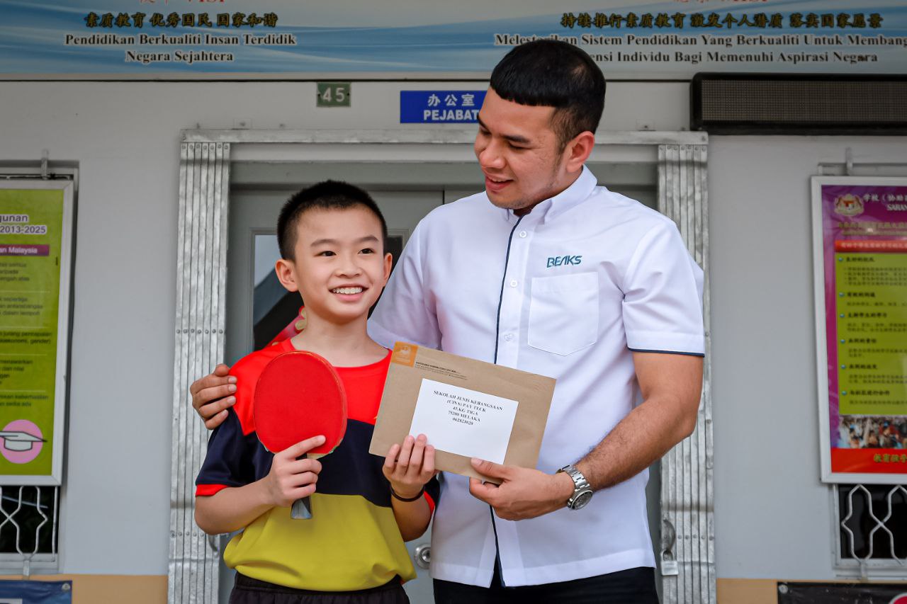 CSR Ramadan Beaks bantu murid Cina ke ITTF