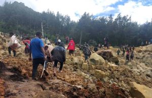 Jumlah korban tanah runtuh di Papua New Guinea meningkat kepada lebih 300 orang