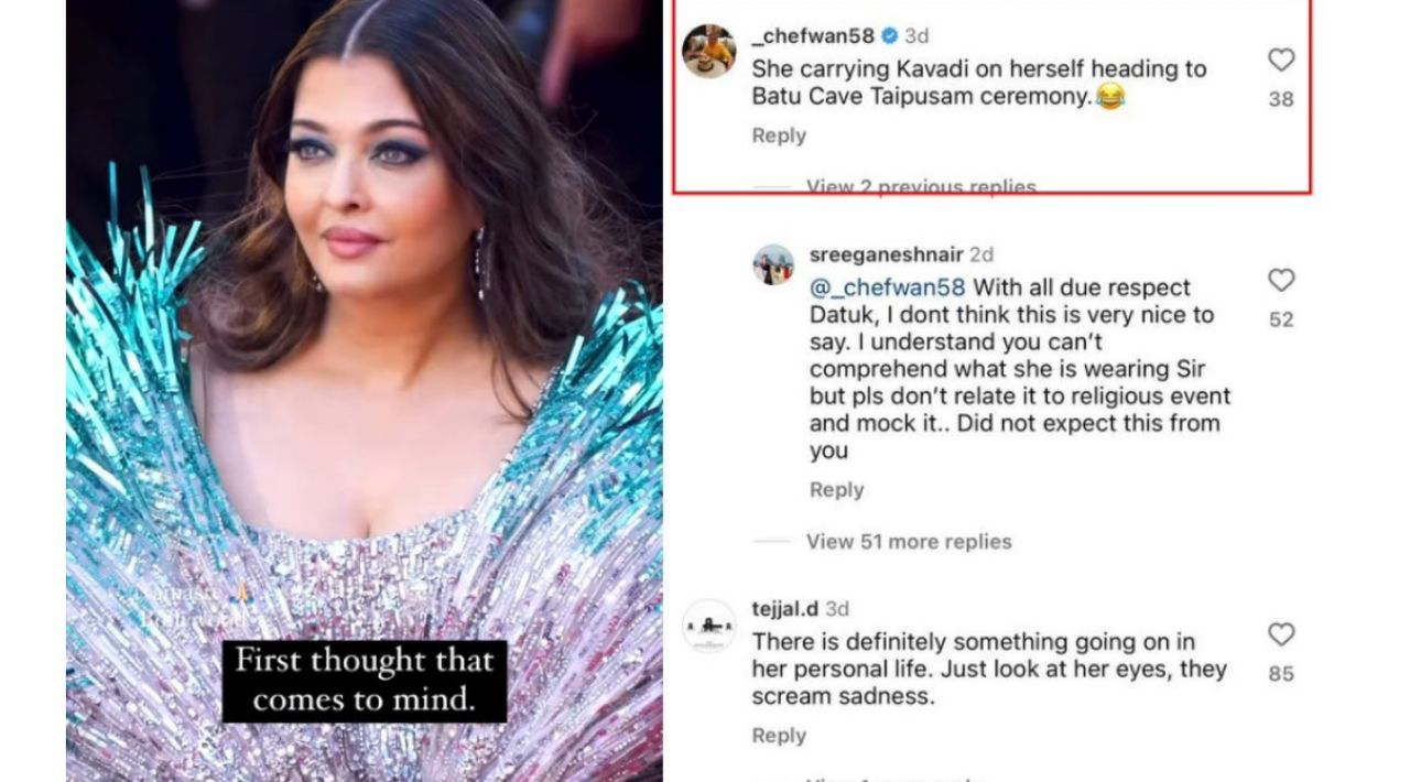 Samakan baju Aishwarya macam pergi kavadi, Chef Wan ditegur Sivakumar