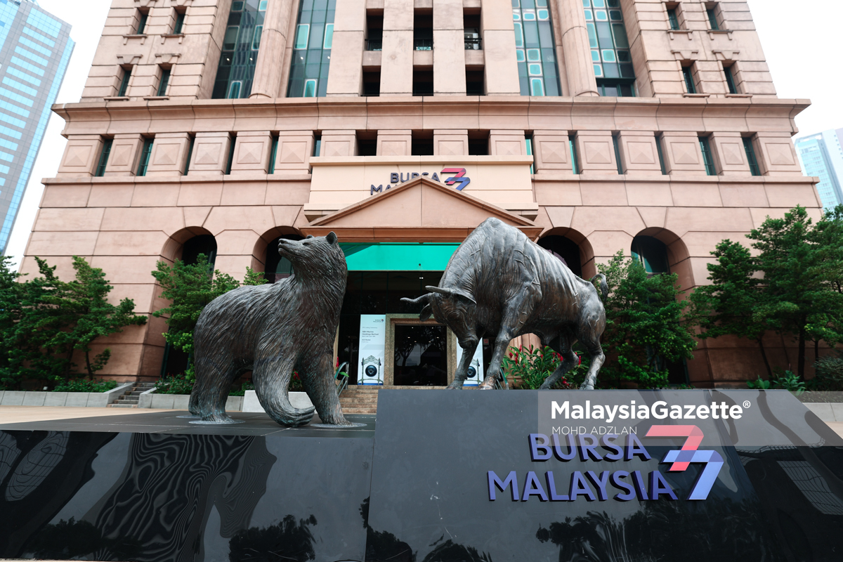 Bursa Malaysia tinggi pada tengah hari