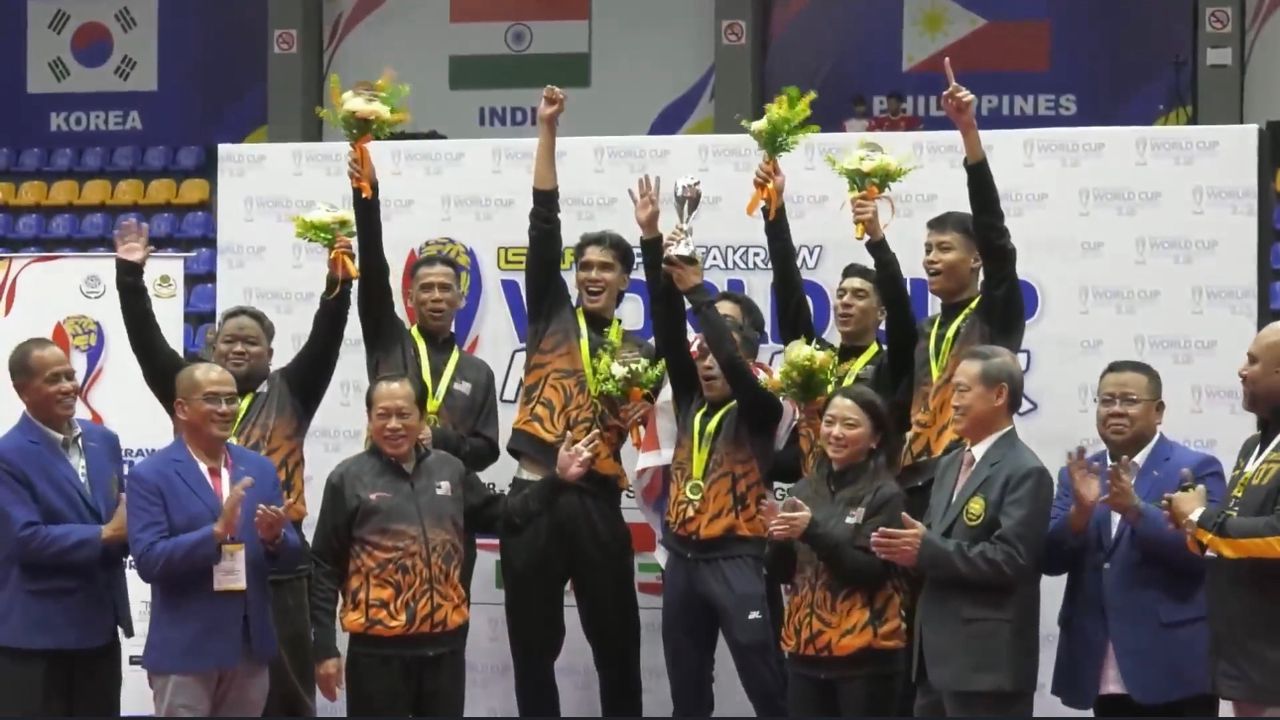 Malaysia juara berganda Piala Dunia Sepak Takraw 2024