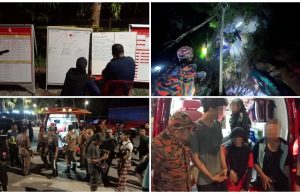 Tiga remaja sesat di Gunung Keriang ditemukan selamat