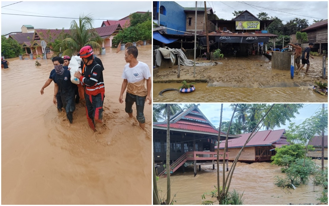 15 maut, dua cedera akibat banjir, tanah runtuh di Indonesia