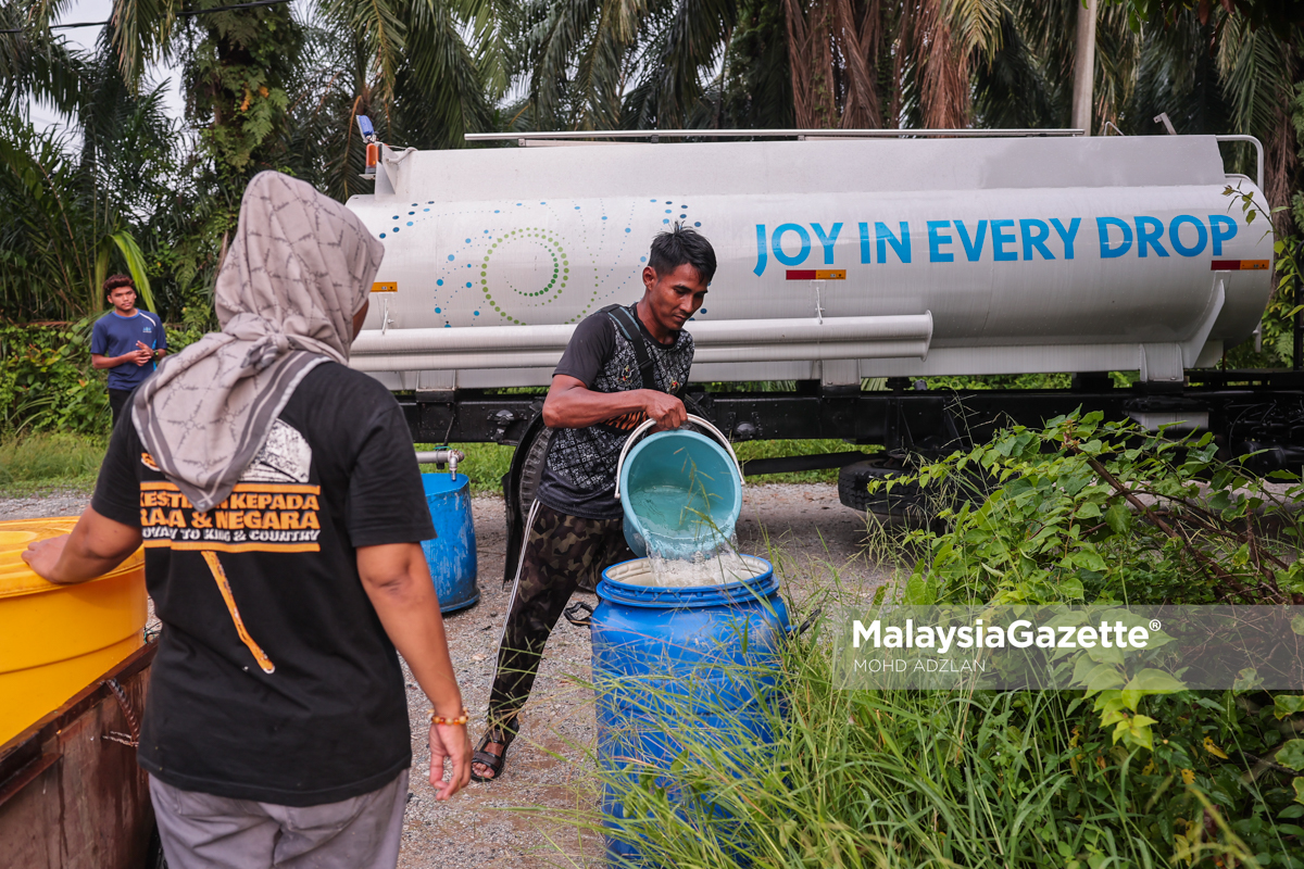 Gangguan air terkawal, cepat hantar lori tangki