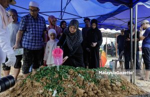Jenazah ibu Fadhlina selamat dikebumikan