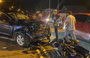 Staf hospital maut rempuh SUV melulu keluar simpang