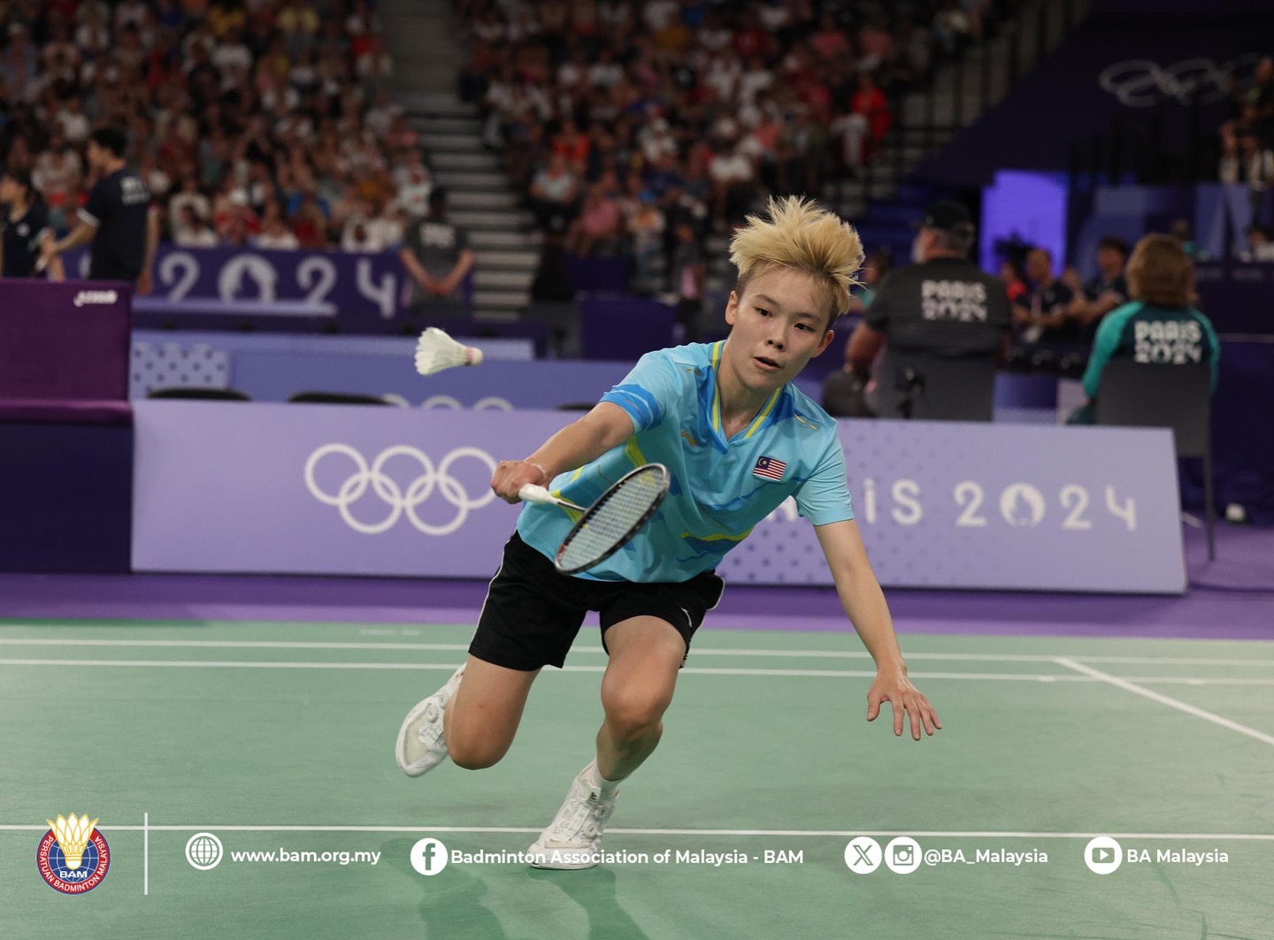 Paris 2024: Ga Eun tamatkan cabaran Jin Wei
