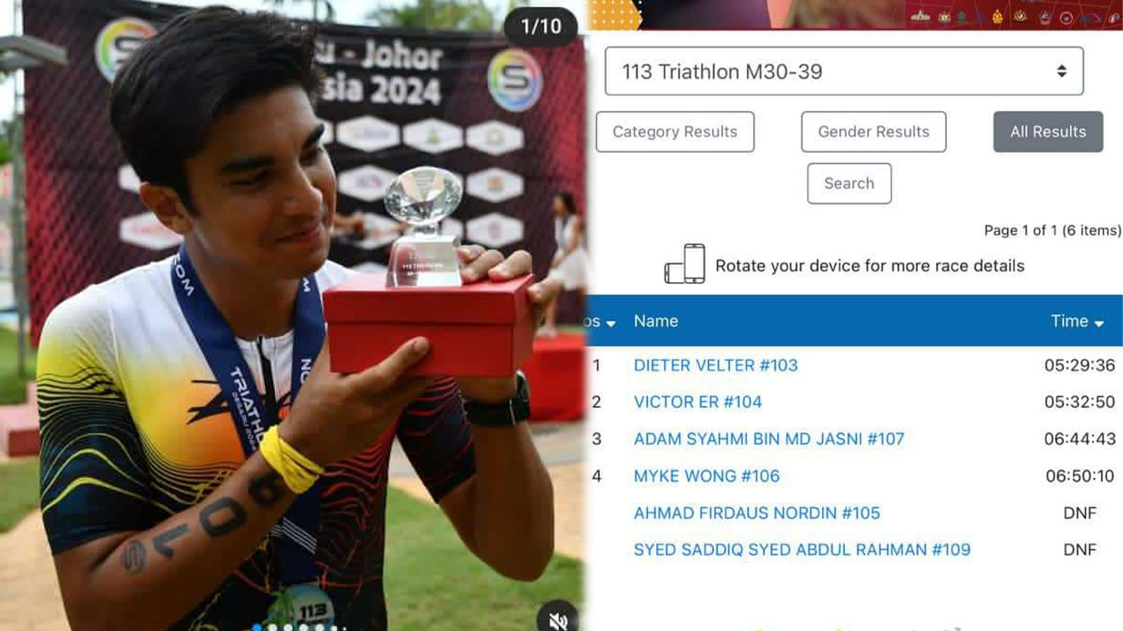 Kemenangan Syed Saddiq dalam triathlon dibatalkan – Exco Johor