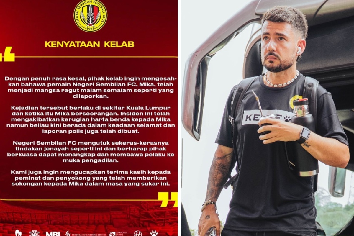 Pemain import bola sepak, Mika Junco jadi mangsa ragut di KL