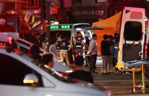 Nine dead, four injured as car plows into pedestrian in Central Seoul