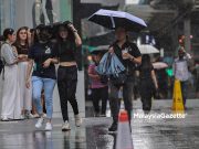 Terengganu, Pahang, Johor alami hujan berterusan hingga Sabtu ini