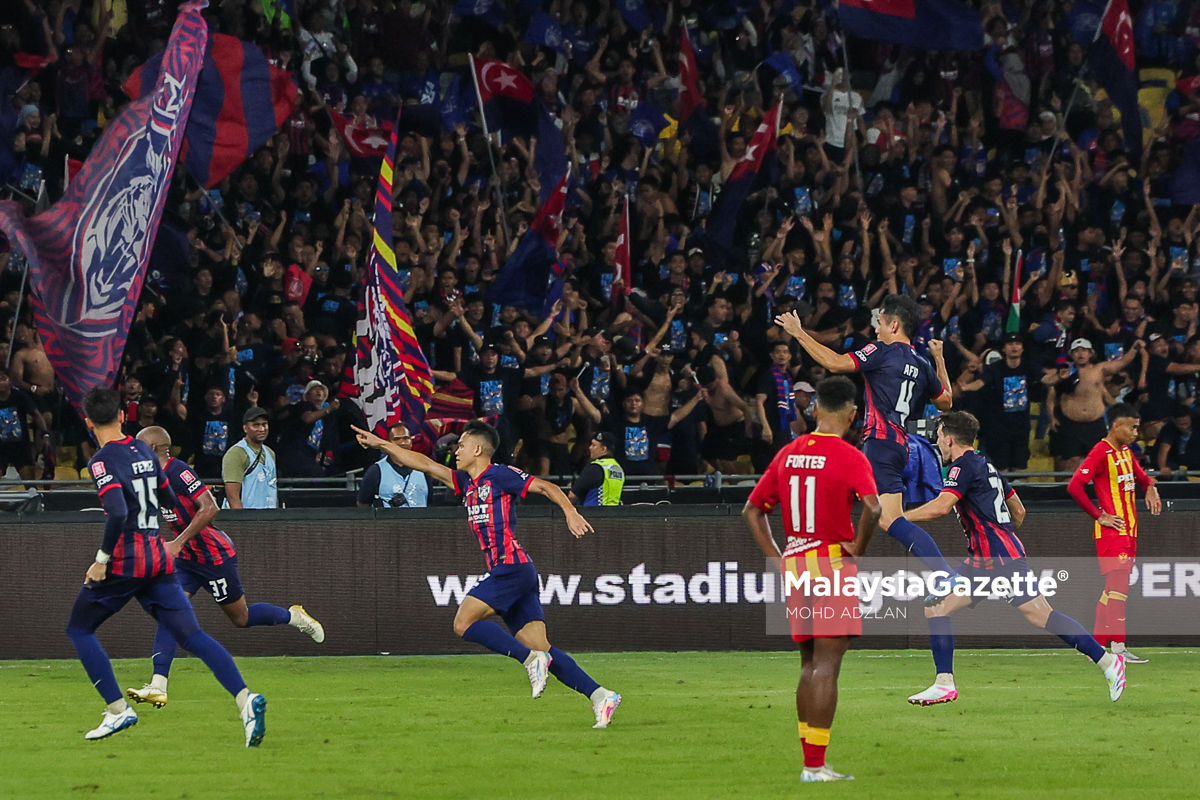 Aksi Perlawanan Final Piala FA 2024, JDT vs Selangor FC 6