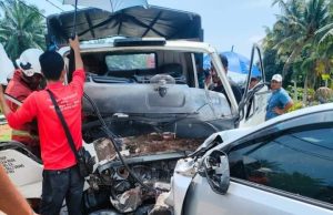 Mangsa nahas dua kenderaan bertembung, stabil