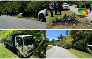 Penunggang motosikal maut dirempuh lori