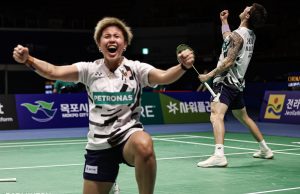 Beregu campuran juara Terbuka Korea