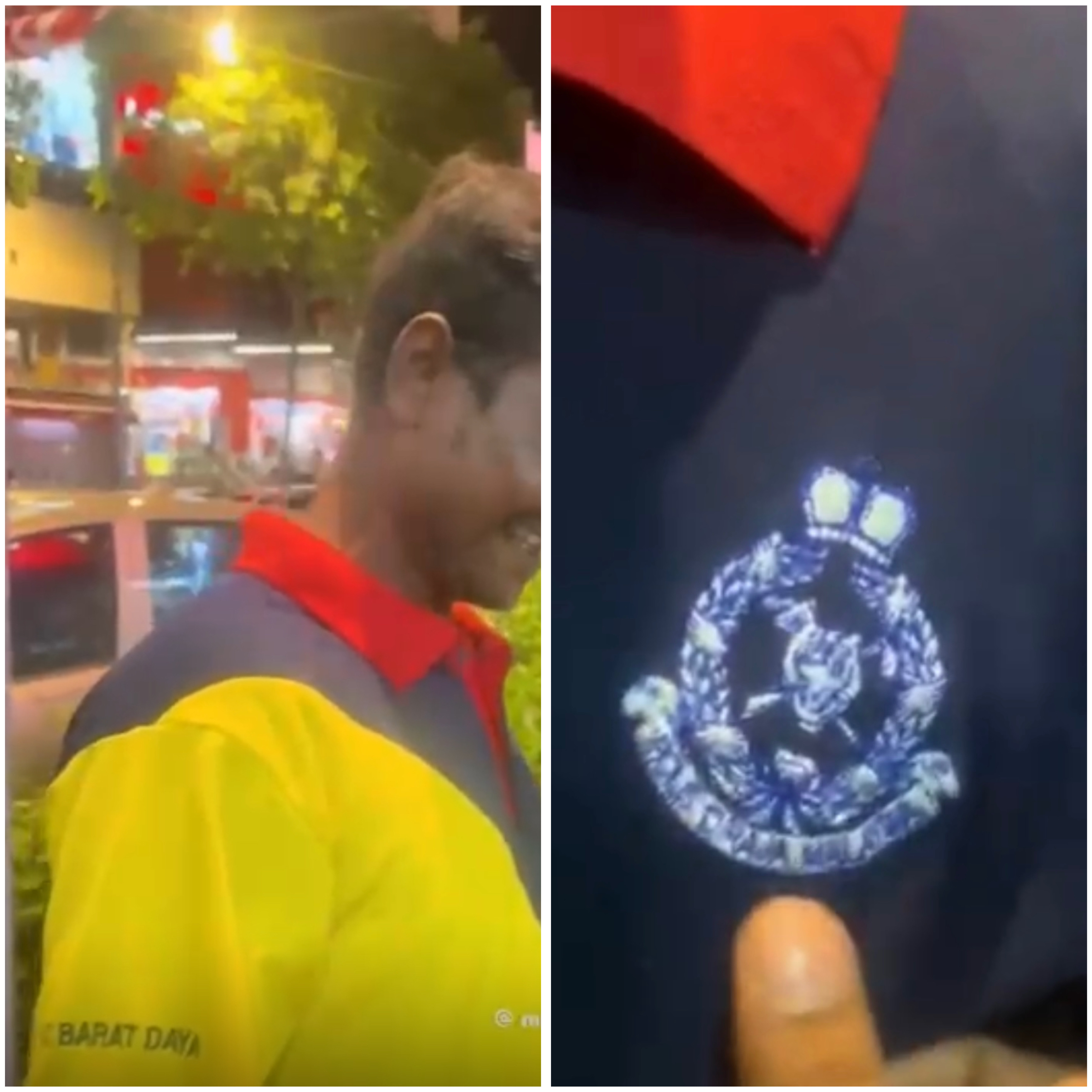 Hentikan spekulasi lelaki Bangladesh pakai baju logo PDRM