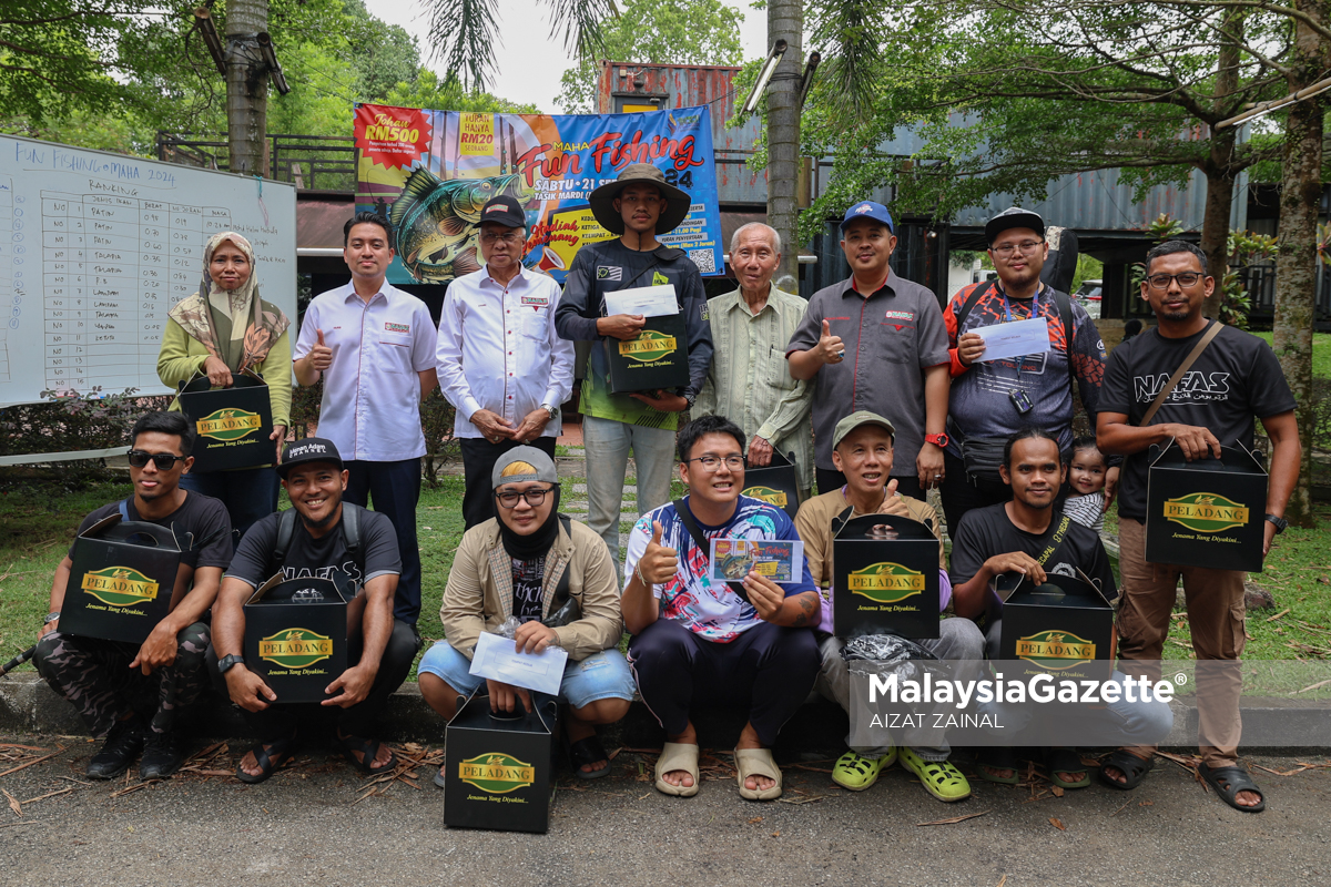 Helmi johan keseluruhan Pertandingan Memancing Fun Fishing