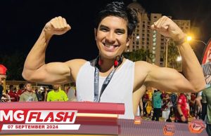 Syed Saddiq Tamatkan Larian 21.2 KM #MGFlash