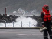 Taiwan shuts offices, schools as Super Typhoon Kong-rey nears