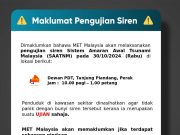 Jangan panik ujian siren tsunami di Tanjung Piandang esok – MetMalaysia