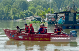 Bomba guna khidmat Frankie dan Pop cari mangsa lemas
