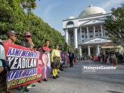 Penyokong Najib Mula Tiba di Pekarangan Mahkamah KL