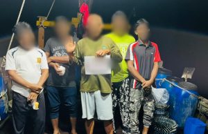 Maritim cekup lapan nelayan sedang khayal dadah di laut