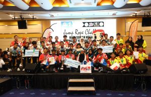 500 peserta sertai Cabaran Lompat Tali sempena Hari Sukan Negara