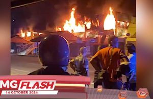 Pasar Besar Kuala Krai Terbakar #MGFlash