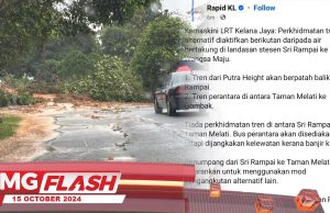 Tanah Runtuh Di Ampang #MGFlash