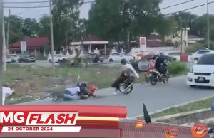 Pelaku Aksi ‘WHEELIE’ Dicari Polis #MGFlash