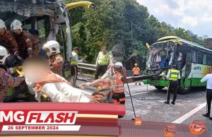 Mangsa Nahas Bas Persiaran Meninggal Dunia #MGFlash