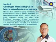 Buli UPNM: Pasang CCTV hanya langkah sementara tangani buli
