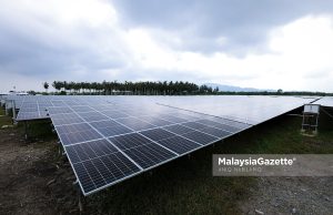 Loji Janakuasa Tenaga Solar Berkapasiti 50 Megawatt (MW) di solar berskala besar (LSS4), Parit Buntar, hari ini. Foto ANIQ NABILAFIQ ANUAR, 16 APRIL 2024.