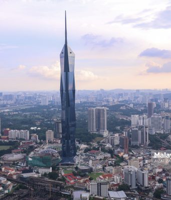 Menara Merdeka 118 bersama bangunan pencakar langit yang lain ketika tinjauan sempena Belanjawan 2025 sektor ekonomi di Kuala Lumpur. Foto AIZAT ZAINAL. 18 OKTOBER 2024.