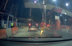 Lelaki mengamuk di plaza tol ada 17 rekod jenayah ditangkap