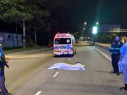 Penunggang motosikal cedera parah di kepala maut terbabas