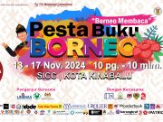 Pesta Buku Borneo 2024 bermula esok