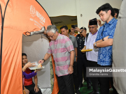 Sultan Abdullah nasihat mangsa banjir jangan cepat melenting