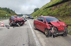 Penjual cendol maut dalam nahas tiga kenderaan
