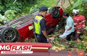 Kereta Terbabas Ke Dalam Jurang #MGFlash
