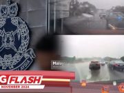 Polis Pengiring Langgar Kereta Orang Awam #MGFlash