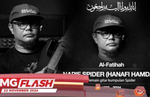 Napie Kumpulan Spider Meninggal Dunia #MGFlash